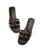 Chain Flat Sandals - Image 4