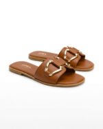 Chain Flat Sandals - Image 6