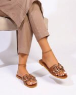 Chain Flat Sandals - Image 5