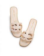Chain Flat Sandals - Image 2