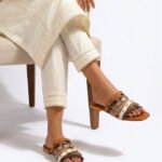 Leopard Strap Slippers