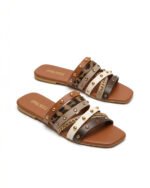 Leopard Strap Slippers - Image 2